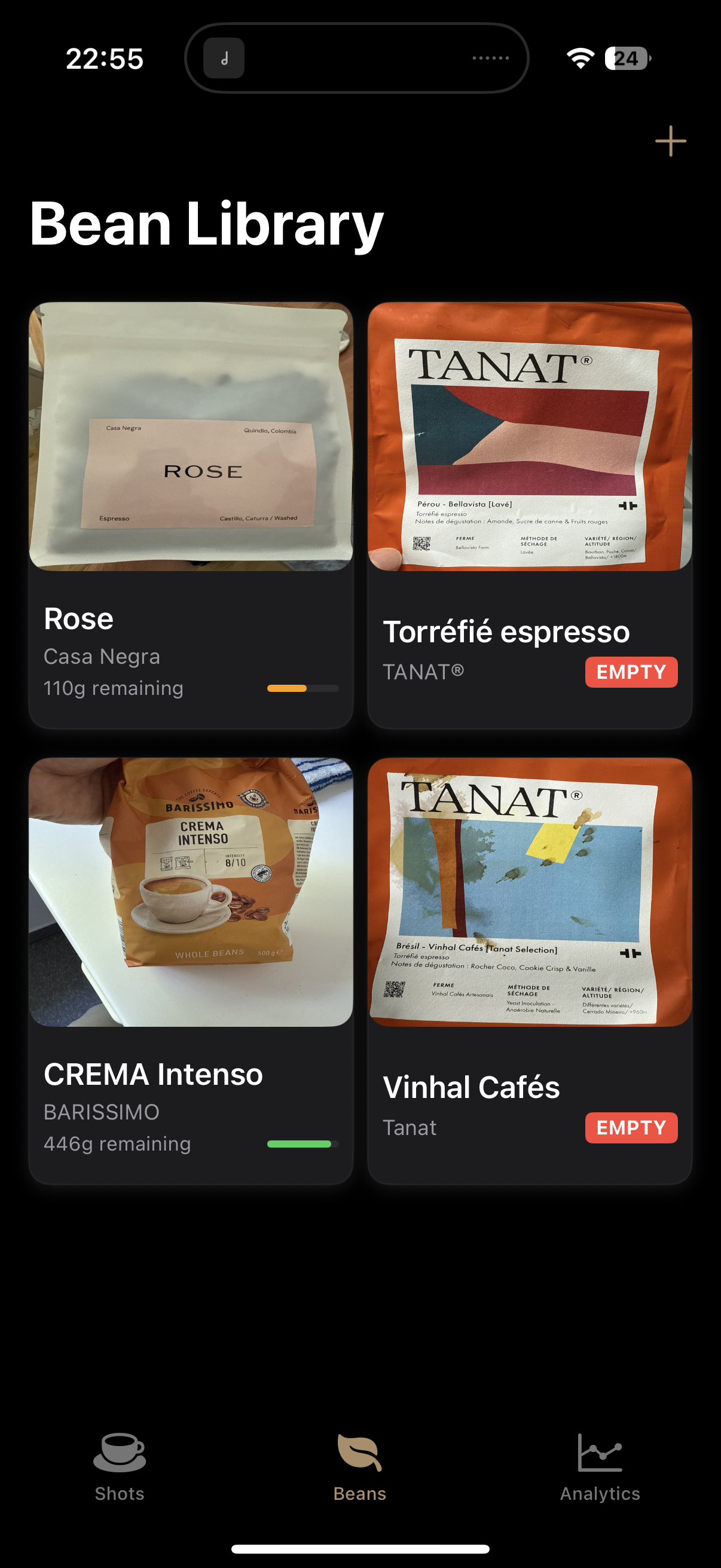 Coffee Library - Track your coffee collection